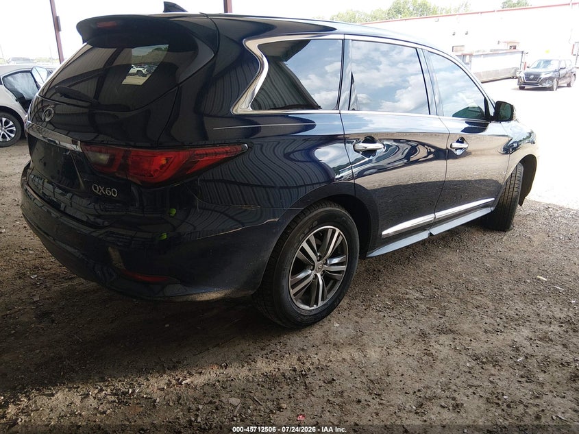 Vin: 5n1dl0mm8lc500086, lot: 46211162, infiniti qx60 pure awd 20204