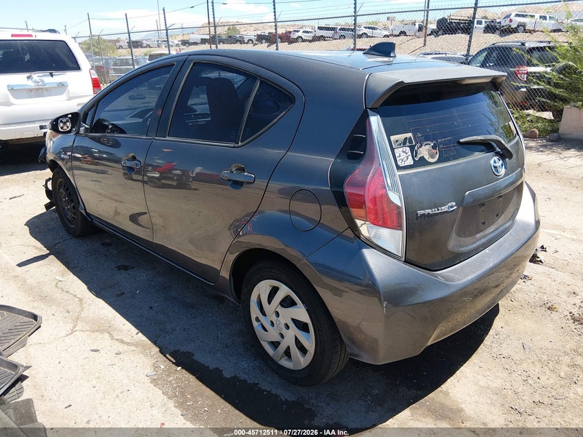 2015 TOYOTA PRIUS C auction photo 3