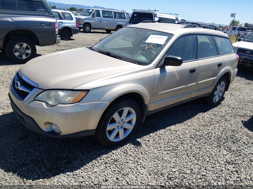2008 Subaru Outback, Обычный износ, IAAI, VIN 4S4BP61C587301099 — фото 2
