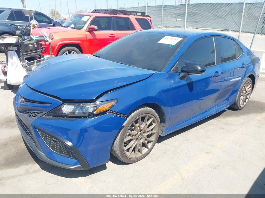 Vin: 4t1g11ak8ru232753, lot: 46211190, toyota camry se nightshade 20242