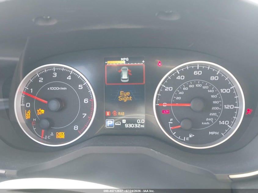 2020 SUBARU ASCENT auction photo 7