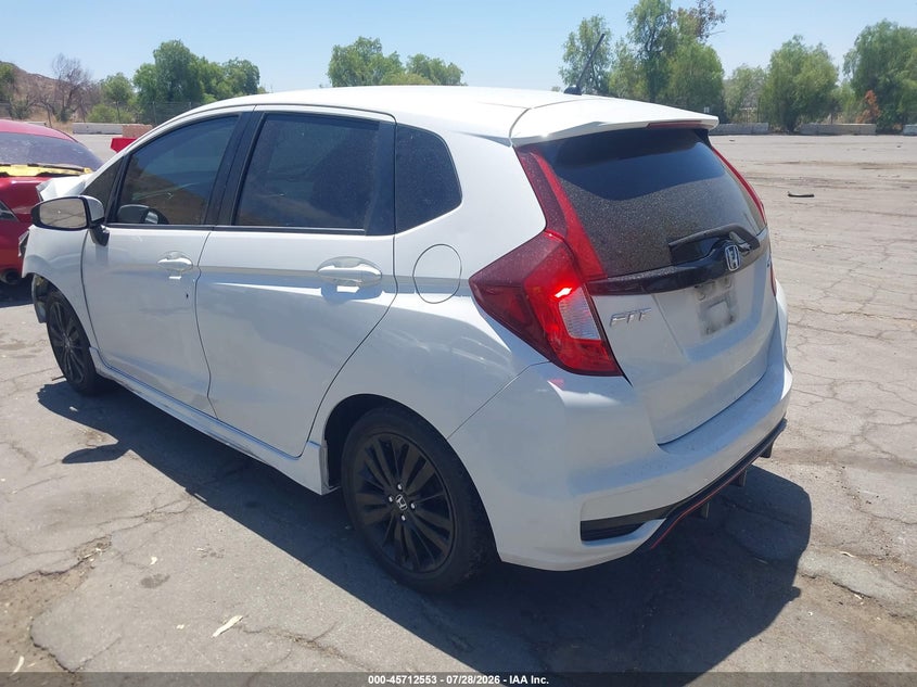 Vin: 3hggk5h67km752813, lot: 46211209, honda fit sport 20193