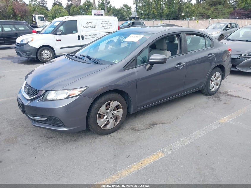2015 HONDA CIVIC auction photo 2