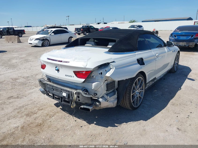Vin: wbayp9c52fd169977, lot: 46211215, bmw 650i 20154
