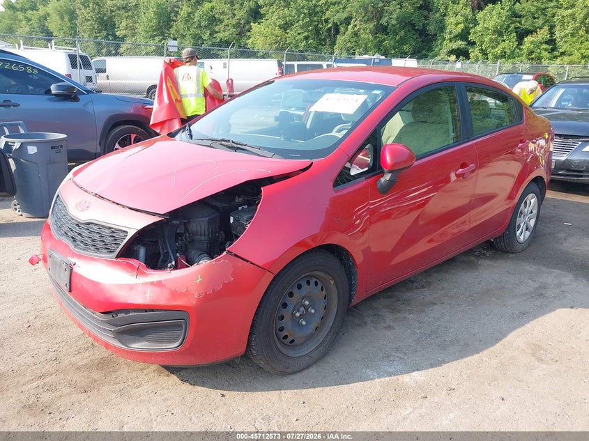 Vin: knadm4a38d6277999, lot: 46211229, kia rio lx 20132