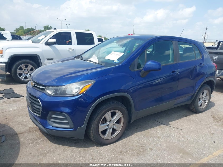 Vin: 3gncjnsb4hl213982, lot: 46211251, chevrolet trax ls 20172