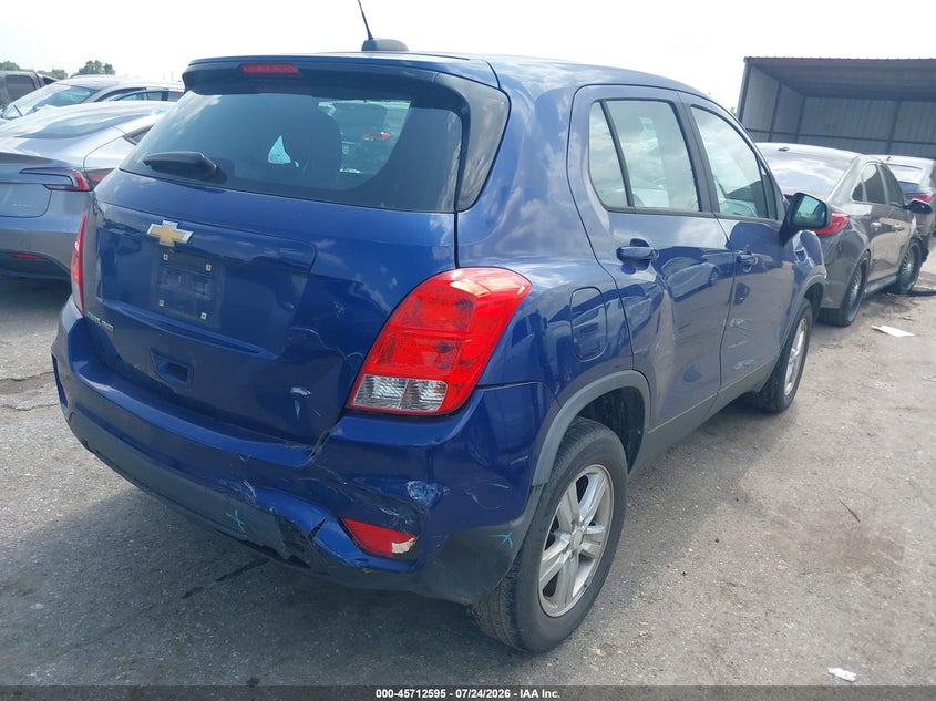 Vin: 3gncjnsb4hl213982, lot: 46211251, chevrolet trax ls 20174