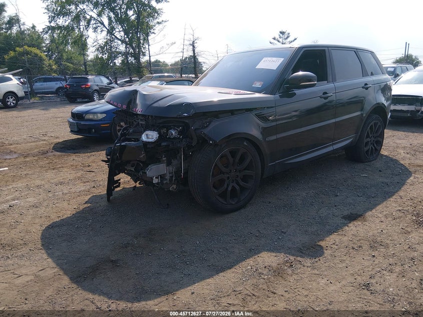 Vin: salwr2vf9ga555891, lot: 46211283, land rover range rover sport 3.0l v6 supercharged hse 20162