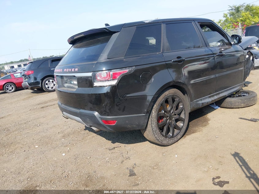 Vin: salwr2vf9ga555891, lot: 46211283, land rover range rover sport 3.0l v6 supercharged hse 20164