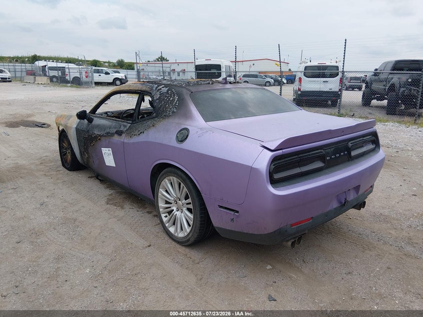 Vin: 2c3cdzbt0fh718850, lot: 46211291, dodge challenger r/t plus 20153
