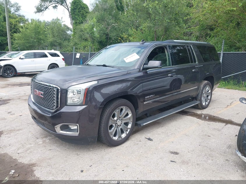 Vin: 1gks2jkj0fr577974, lot: 46211311, gmc yukon xl 1500 denali 20152