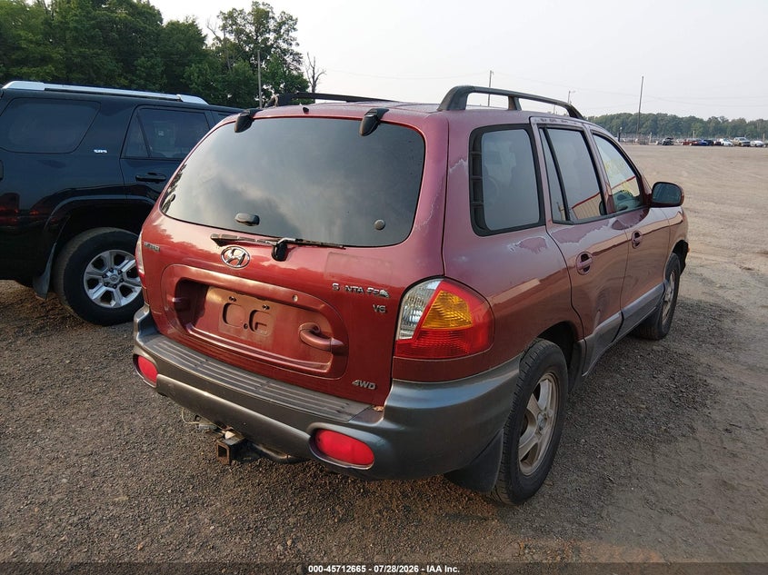 2003 HYUNDAI SANTA FE auction photo 4