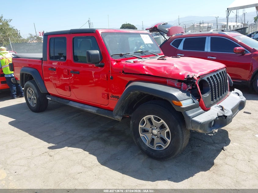 Vin: 1c6hjtagxll108407, lot: 46211332, jeep gladiator sport s 4x4 2020 img_1