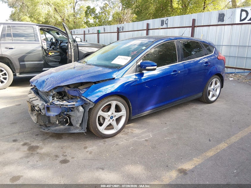 Vin: 1fahp3n27cl468522, lot: 46211337, ford focus titanium 20122