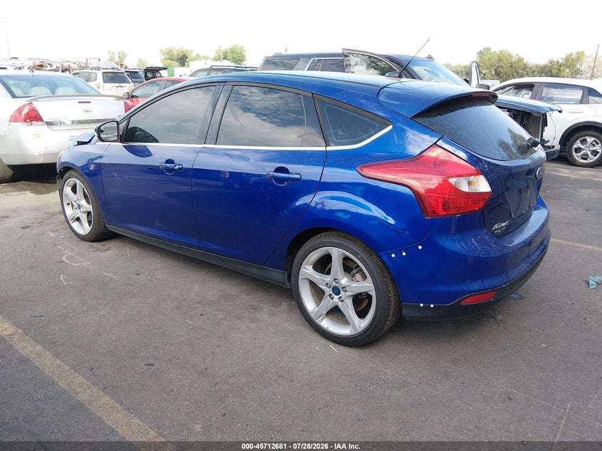 Vin: 1fahp3n27cl468522, lot: 46211337, ford focus titanium 20123