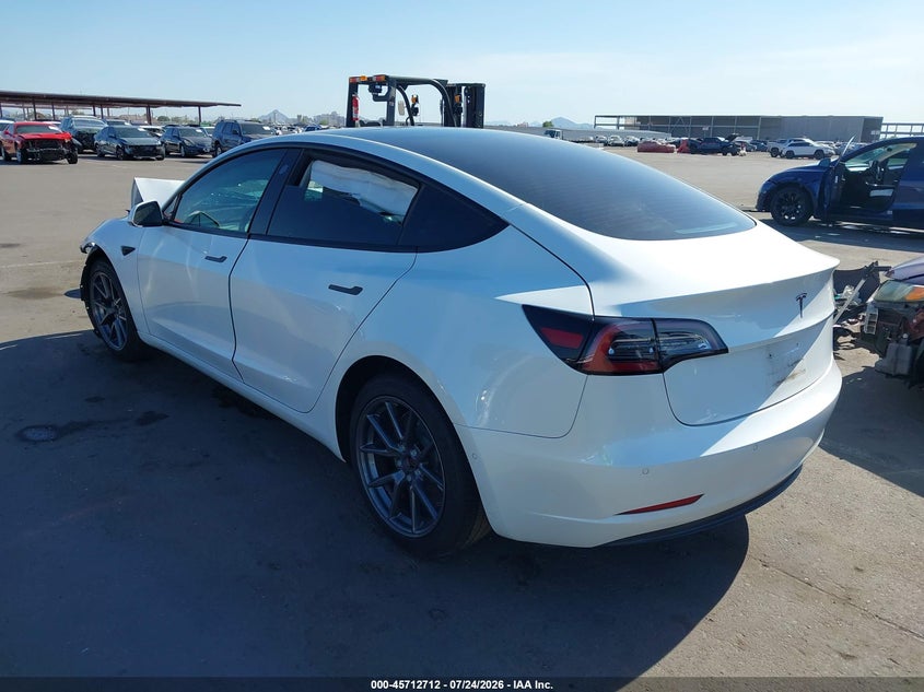 Vin: 5yj3e1ea3mf994320, lot: 46211368, tesla model 3 standard range plus rear-wheel drive 20213