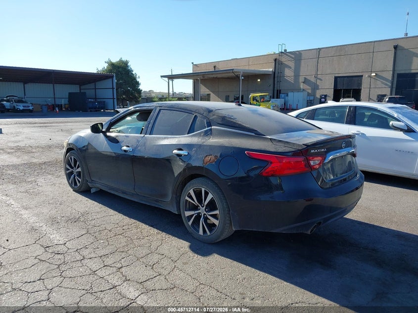 Vin: 1n4aa6ap2hc429723, lot: 46211370, nissan maxima 3.5 s 20173