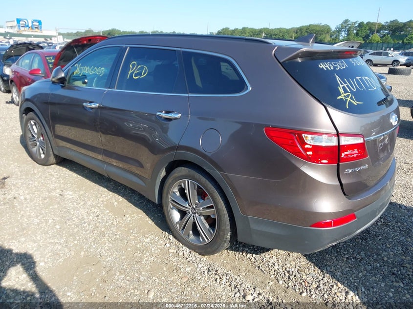Vin: km8sr4hf6du017216, lot: 46211372, hyundai santa fe limited 20133