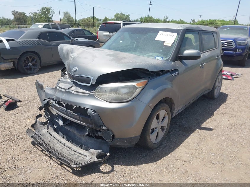 Vin: kndjn2a29f7217371, lot: 46211448, kia soul 20152