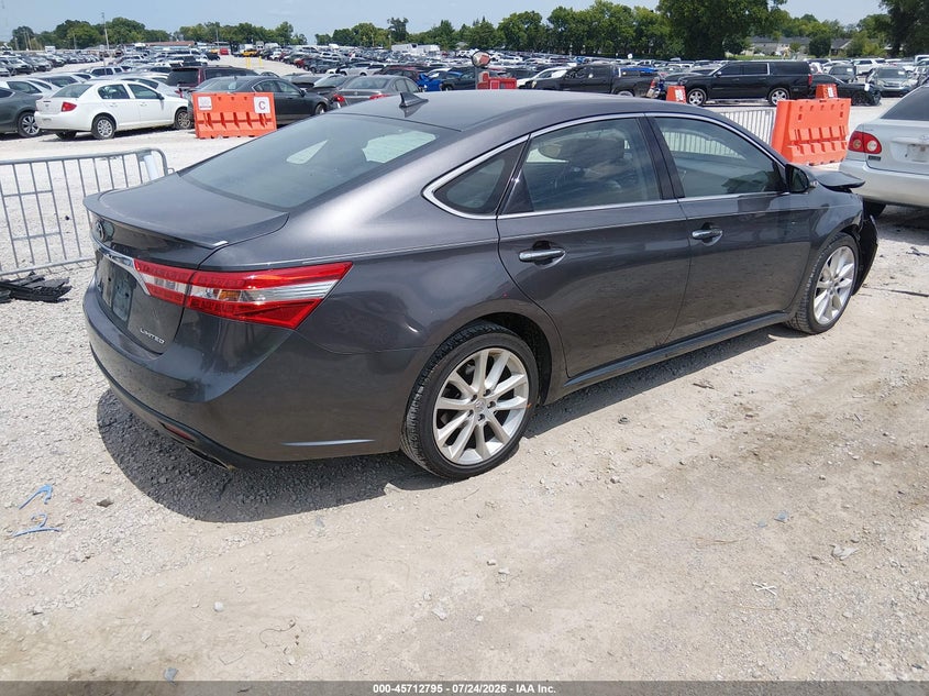 Vin: 4t1bk1eb0fu172030, lot: 46211451, toyota avalon limited 20154