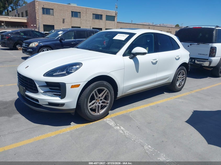 2019 Porsche Macan, Rear, IAAI, VIN WP1AA2A58KLB05277 — photo 2