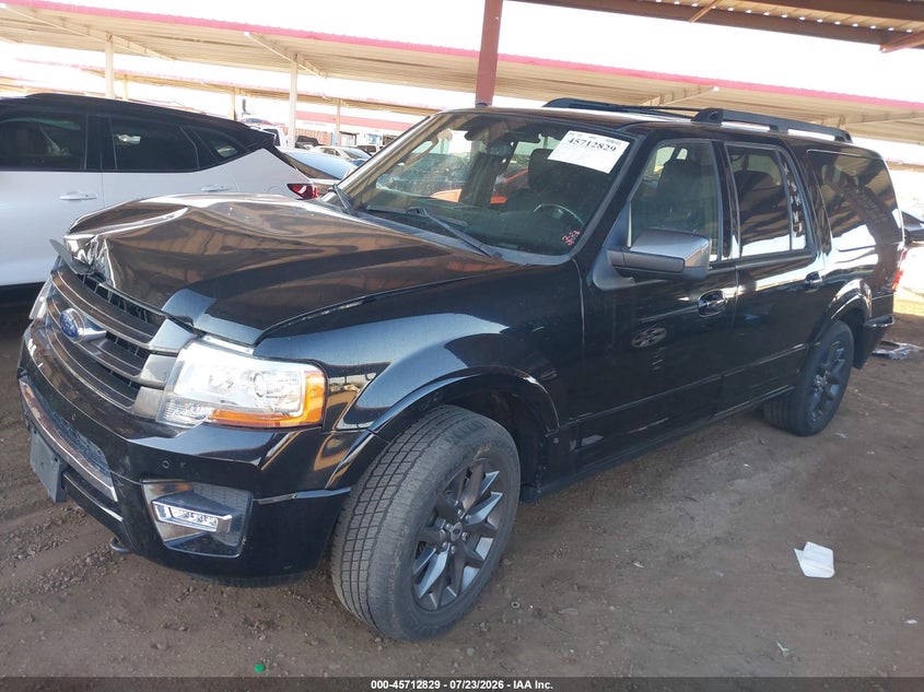 Vin: 1fmjk2at6hea83401, lot: 46211485, ford expedition el limited 20172