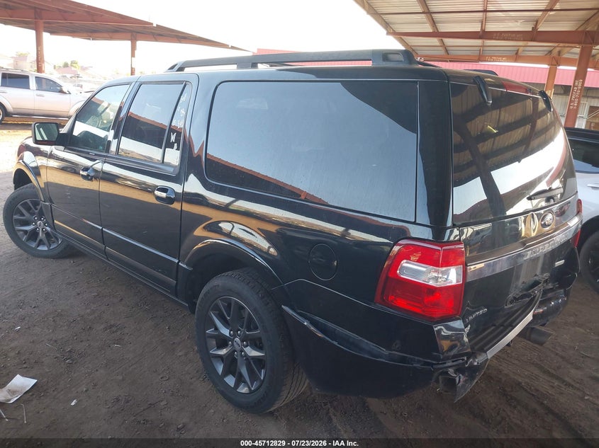 Vin: 1fmjk2at6hea83401, lot: 46211485, ford expedition el limited 20173