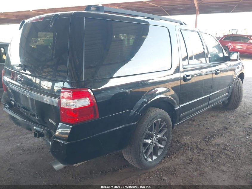 Vin: 1fmjk2at6hea83401, lot: 46211485, ford expedition el limited 20174