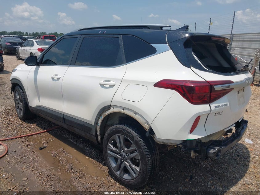 Vin: kndeu2aaxp7398218, lot: 46211489, kia seltos s 20233
