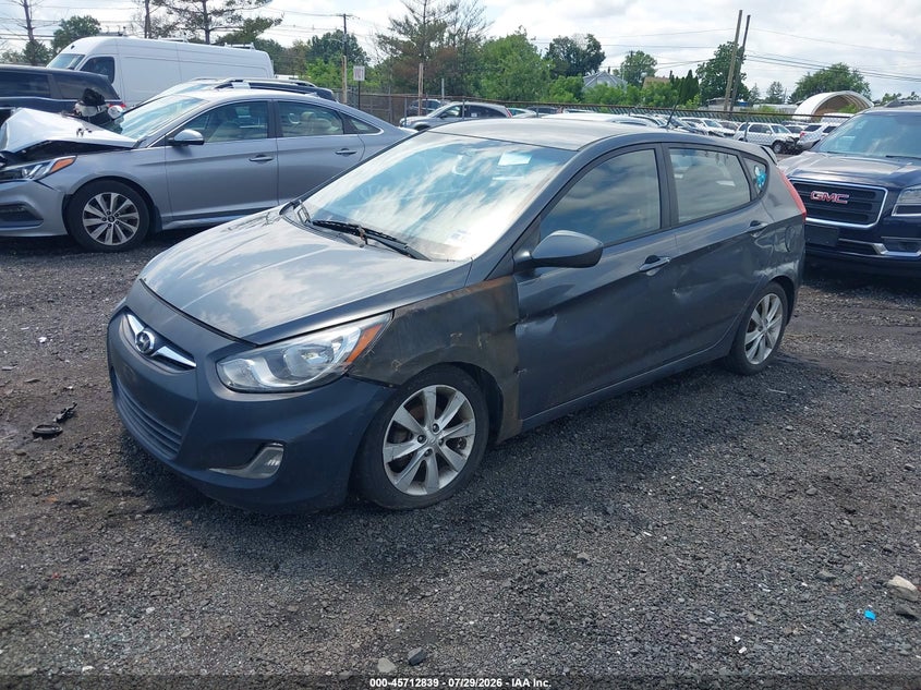 Vin: kmhcu5ae7cu052842, lot: 46211495, hyundai accent se 20122