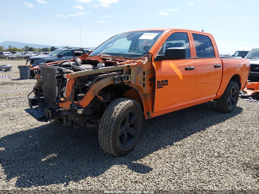 Vin: 1c6rr7kt2ks620263, lot: 46211497, ram 1500 classic express  4x4 5'7 box 20192