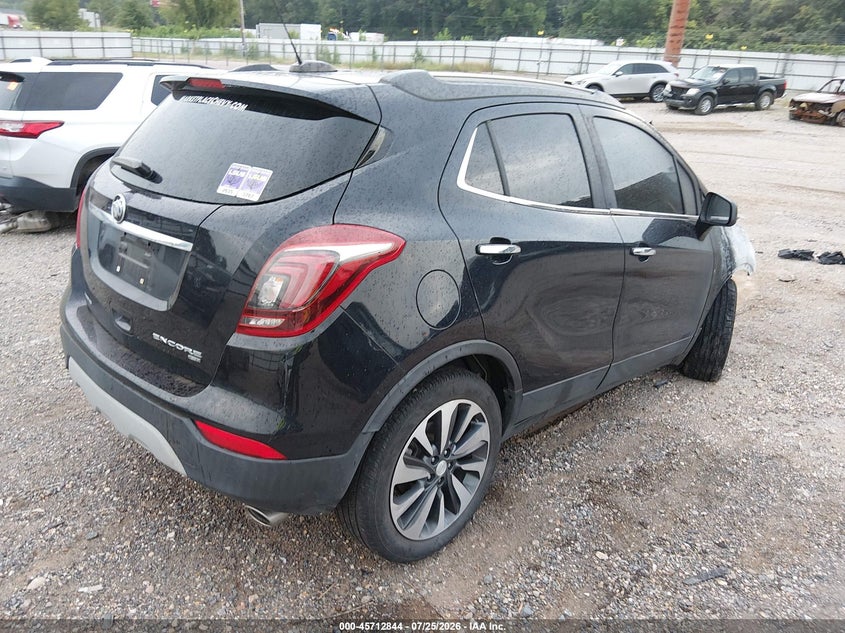 Vin: kl4cjesm3nb517273, lot: 46211500, buick encore awd preferred 20224