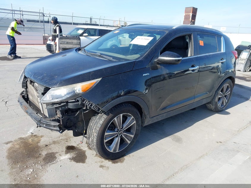Vin: kndpcca66e7600806, lot: 46211536, kia sportage sx 20142