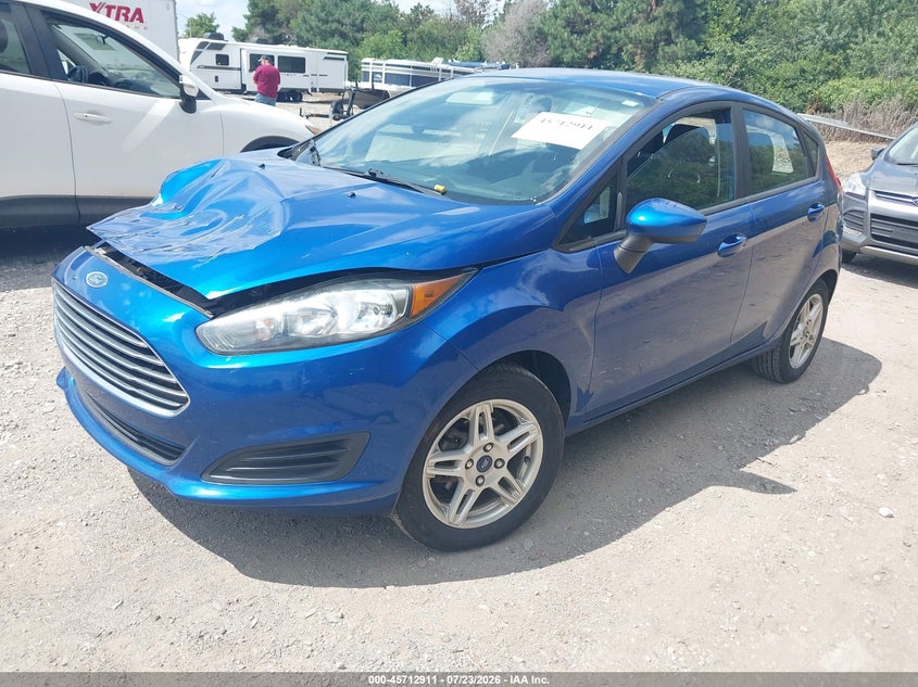 Vin: 3fadp4ej5km122607, lot: 46211567, ford fiesta se 20192
