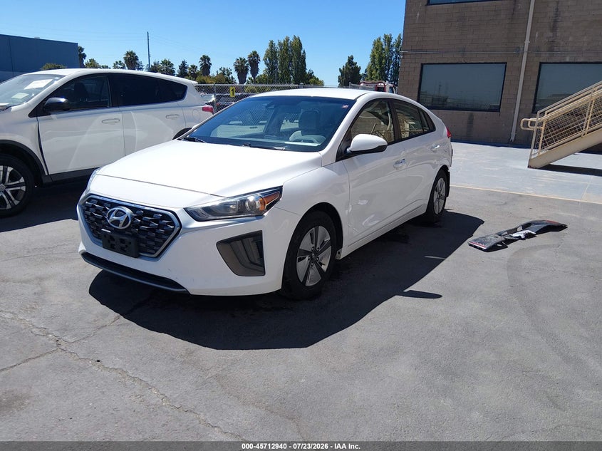 Vin: kmhc65lc6mu249217, lot: 46211596, hyundai ioniq hybrid blue 20212