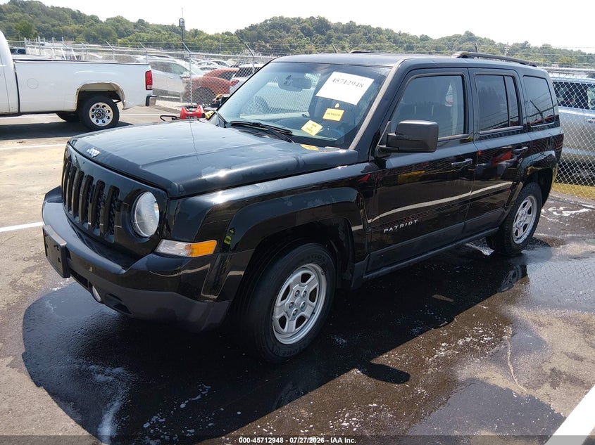 2015 Jeep Patriot Sport, Left & Right Side, IAAI, VIN 1C4NJPBB6FD211098 — photo 2