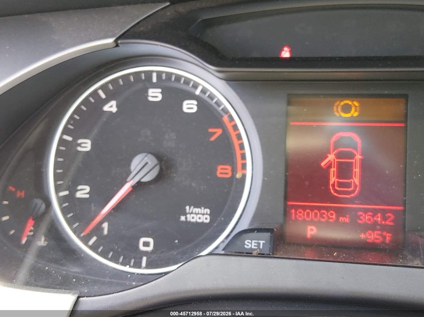 2010 AUDI A4 SEDAN 2.0L I-4 DI, DOHC, VVT, TURBO, 211HP