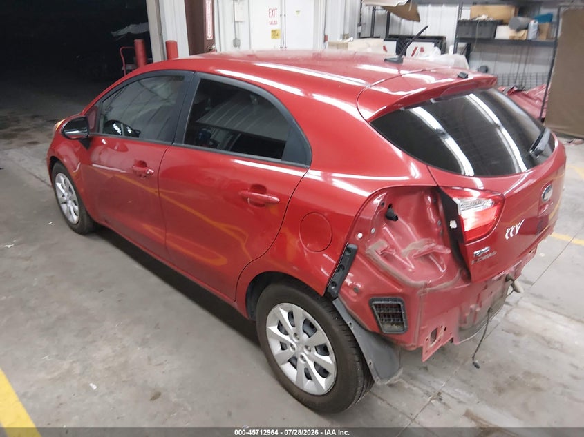 Vin: knadm5a30e6415929, lot: 46211620, kia rio lx 20143
