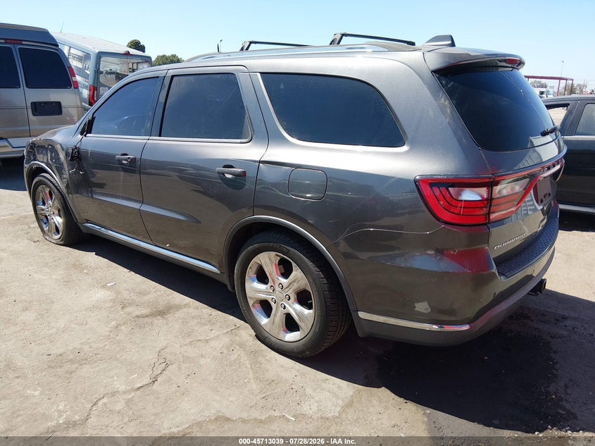 Vin: 1c4rdhdg1ec411091, lot: 46211695, dodge durango limited 20143
