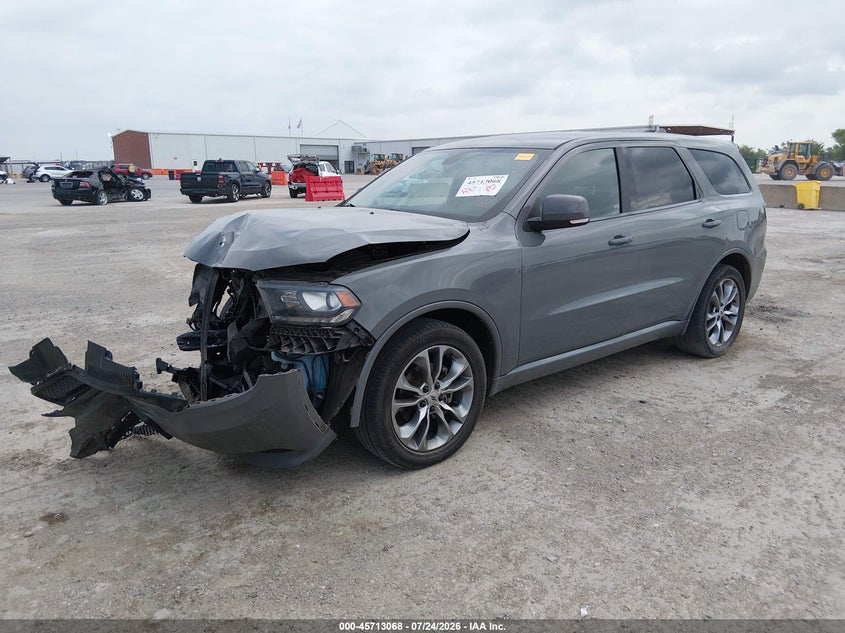 Vin: 1c4rdhdgxlc410258, lot: 46211724, dodge durango gt plus rwd 20202
