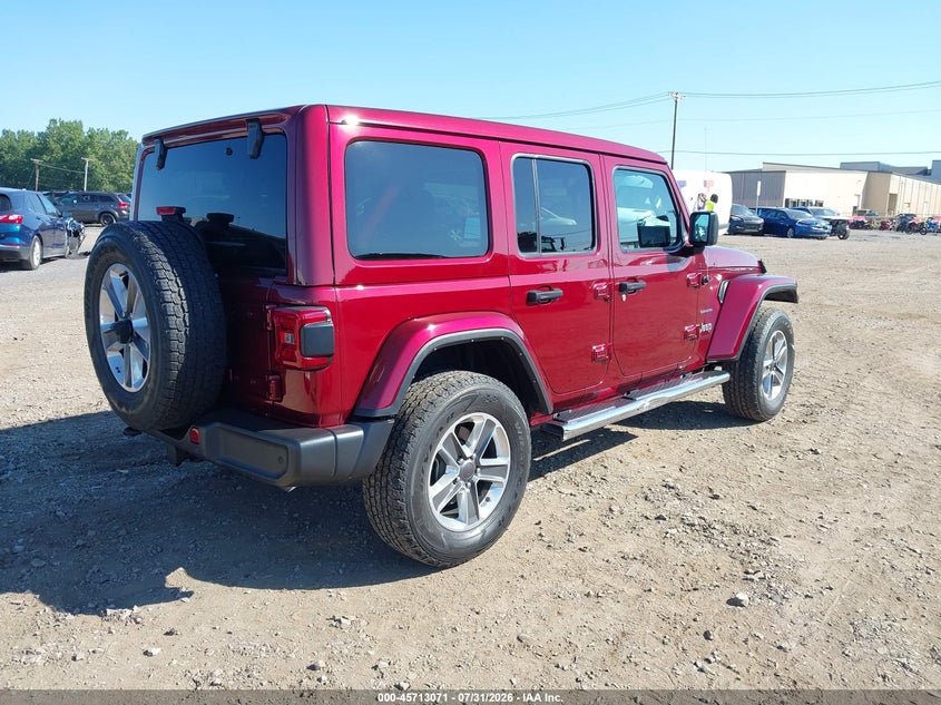 Vin: 1c4hjxeg6mw840673, lot: 46211727, jeep wrangler unlimited sahara 4x4 20214