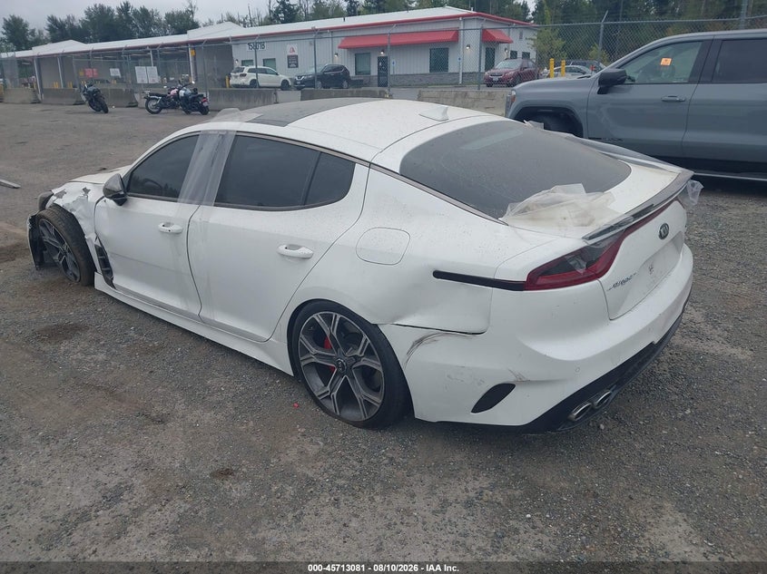 Vin: knae55lc6j6026916, lot: 46211737, kia stinger gt2 20183