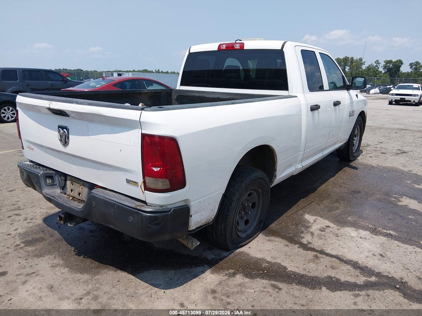 Vin: 1c6rr6fg4js272410, lot: 46211756, ram 1500 tradesman  4x2 6'4 box 20184