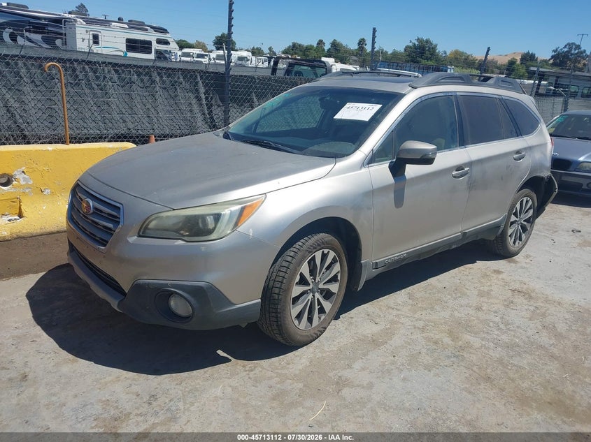 Vin: 4s4bsalc0f3330190, lot: 46211768, subaru outback 2.5i limited 20152