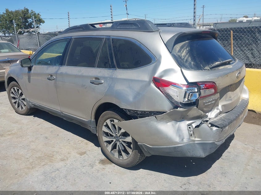 Vin: 4s4bsalc0f3330190, lot: 46211768, subaru outback 2.5i limited 20153