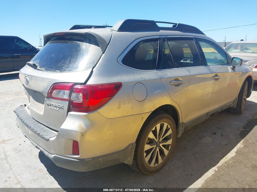 Vin: 4s4bsalc0f3330190, lot: 46211768, subaru outback 2.5i limited 20154