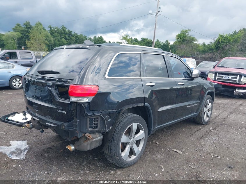Vin: 1c4rjfbg7ec347235, lot: 46211770, jeep grand cherokee limited 20144