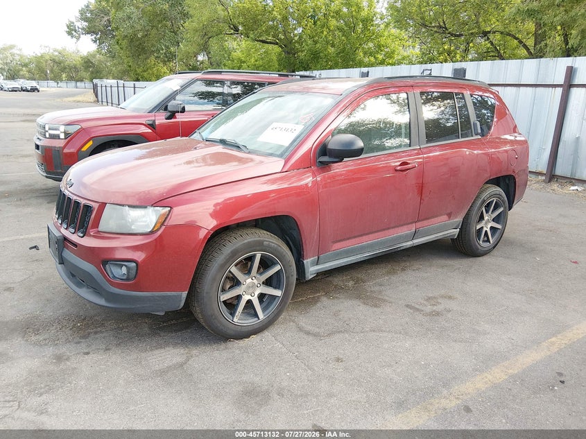 Vin: 1c4njdbb7fd292594, lot: 46211788, jeep compass altitude edition 20152