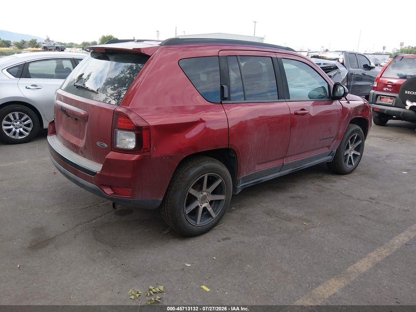 Vin: 1c4njdbb7fd292594, lot: 46211788, jeep compass altitude edition 20154