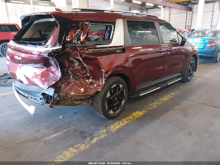 Vin: kndnc5k3xs6468612, lot: 46211802, kia carnival mpv ex 20254